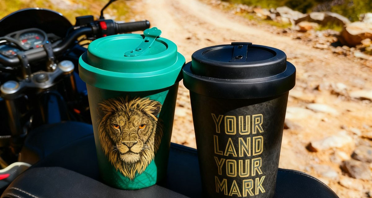 Branded Bamboo Fiber Cup  – Welsh Lifestyle Brand